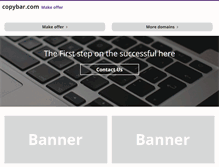 Tablet Screenshot of copybar.com